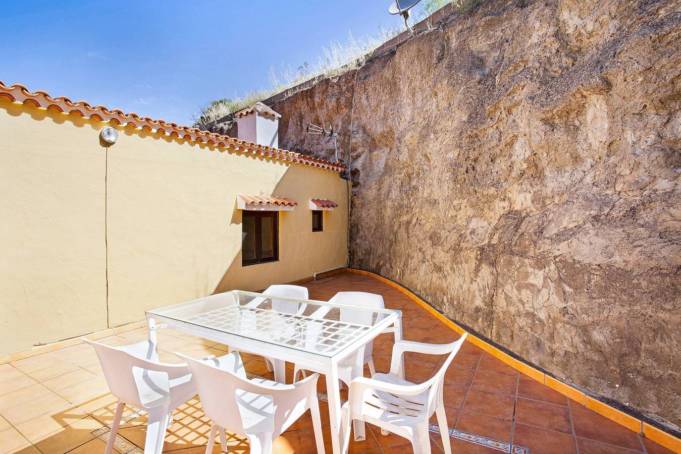 Ferienwohnung 'Villa Palomino' mit Bergblick, privater Terrasse und Wlan in Gáldar, Gran Canaria Nord