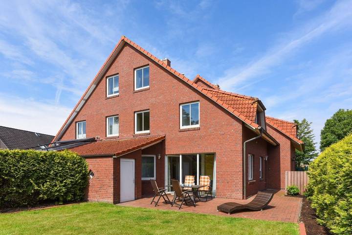 Vakantiehuis voor 6 personen, met tuin en terras in Bensersiel