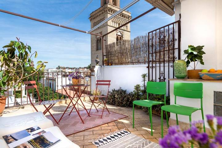 Escapadas de fin de semana para 6 personas, con terraza en Sevilla