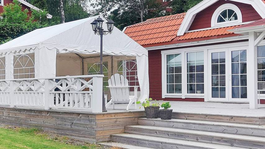 Ferienhaus für 4 Personen, mit Terrasse und Sauna in Södermanland