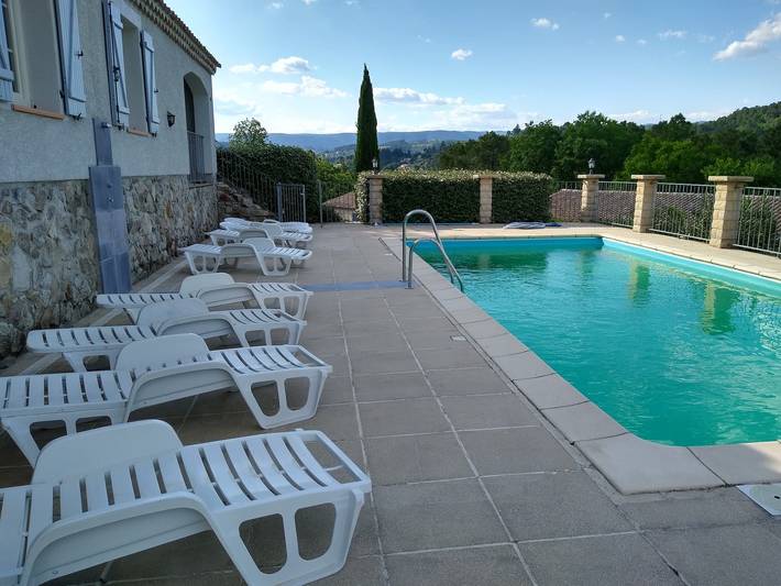 Gîte pour 10 personnes, avec piscine à Les Vans - 4