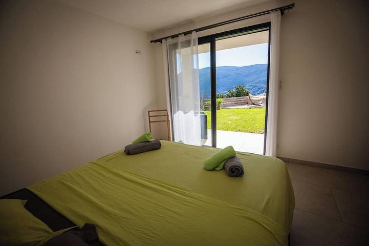 5-star architect-designed villa *****, swimming pool, walking distance to beach in Campomoro, Belvédère-Campomoro