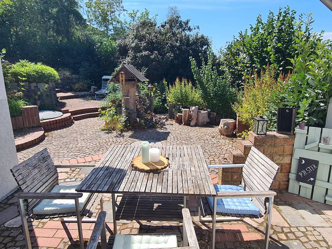 Cottage mit im Grünen mit Kamin, Fass-Sauna und Bergblick in Schlangenbad, Rheingau-Taunus-Kreis