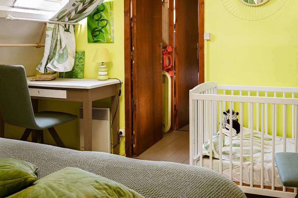 La Roseraie-Ferienhaus-Familie-Ensuite mit Bad-Blick auf die Landschaft in Audinghen, Boulogne-sur-Mer und Umgebung
