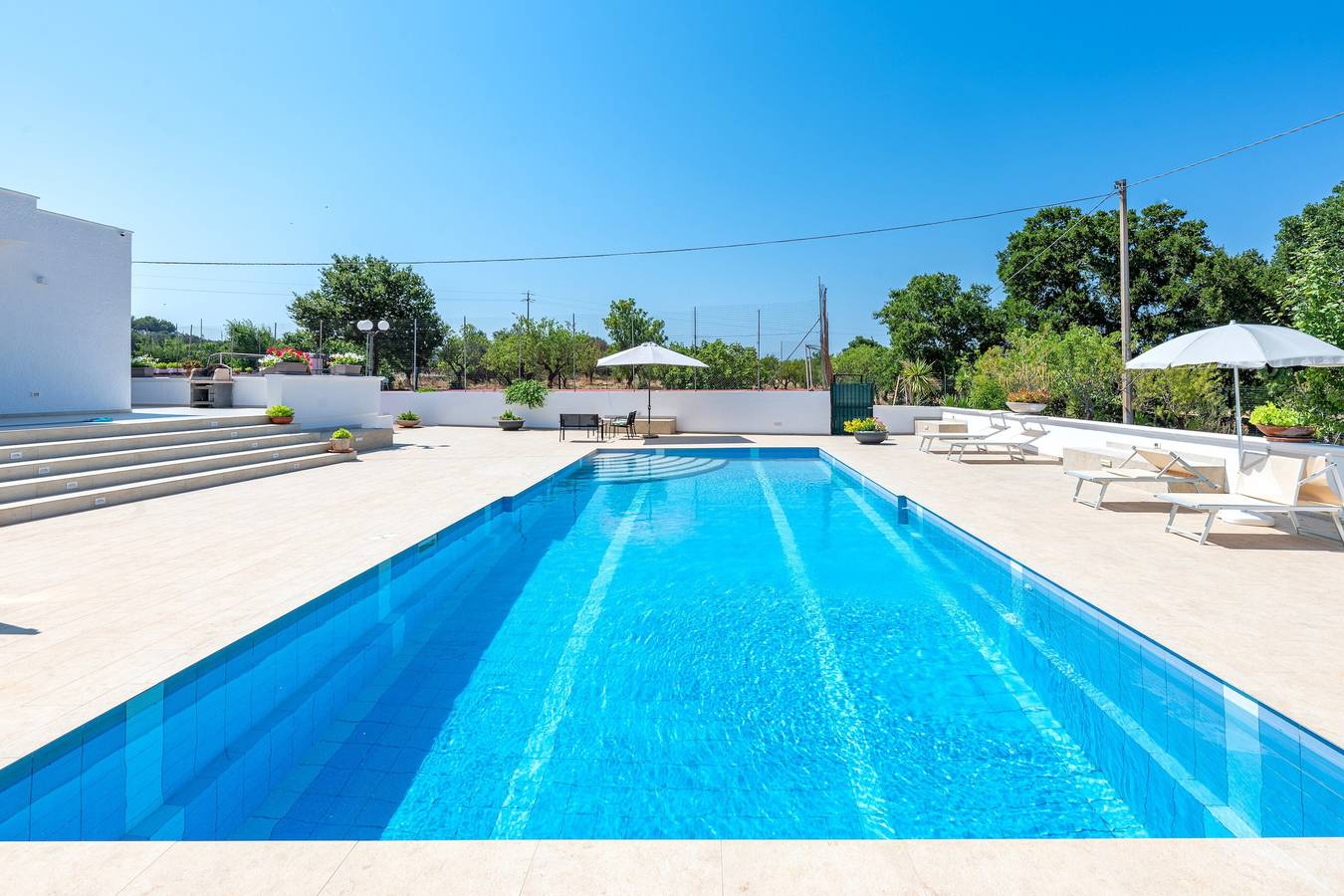 Ferienwohnung 'Villa Bianca N & F' mit privatem Pool, privater Terrasse und Wlan in Ostuni, Salento