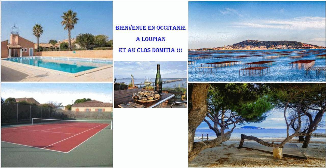 Maison vacances résidence privée Piscine Loupian-Mèze in Loupian, Mittelmeerküste (Frankreich)