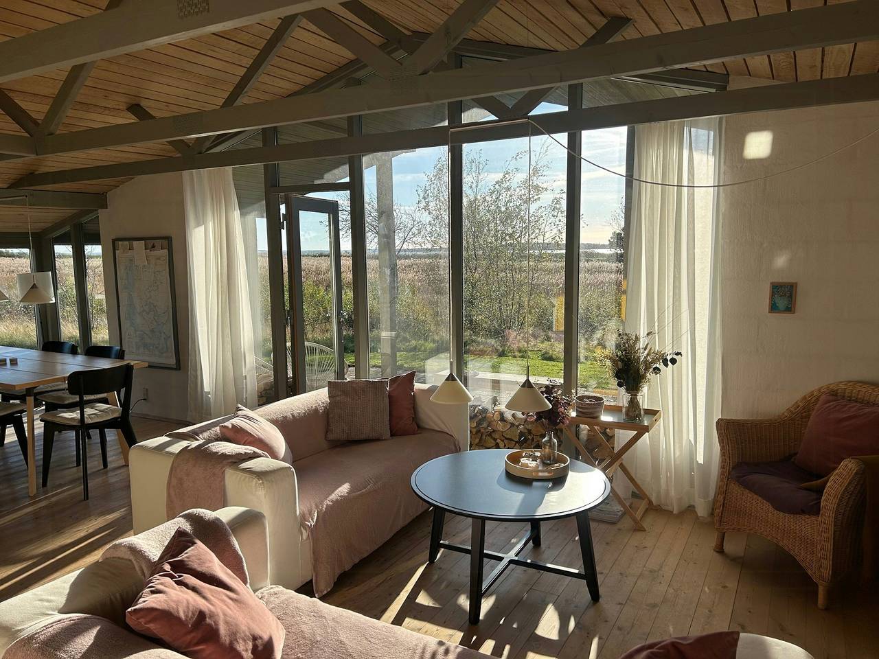 Ferienhaus mit Blick auf Felder und Fjord in Kirkeby (Thyholm), Thyholm