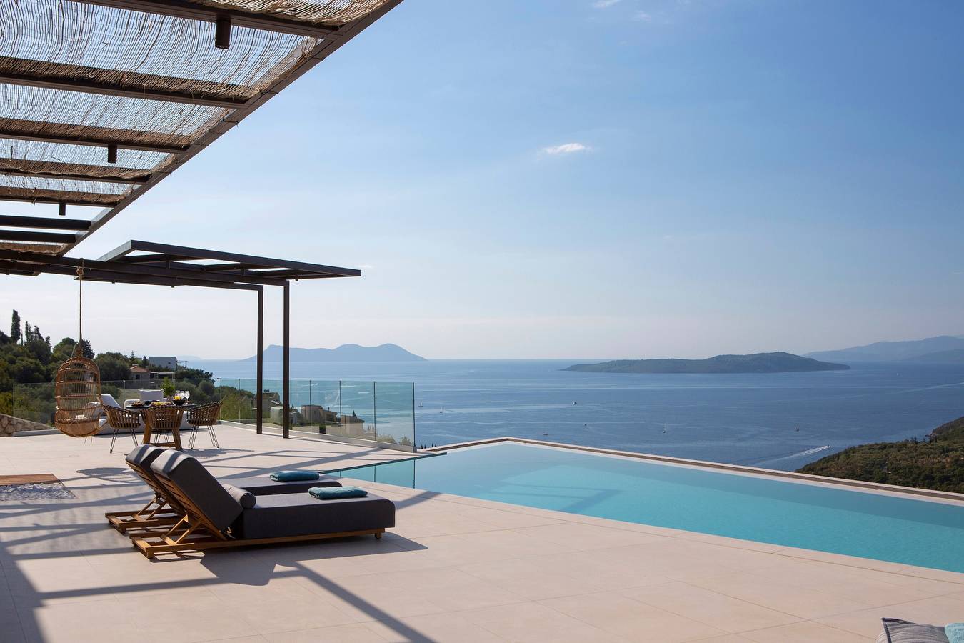 Anasa Villa Alexandra with Sea View, Wi-Fi and Air Conditioning in Syvota (Lefkas), Grækenland