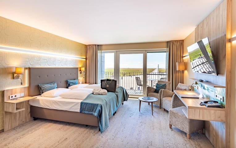 Hotel für 2 Personen, mit Pool und Sauna sowie Terrasse und Seeblick in St. Peter-Ording - 3