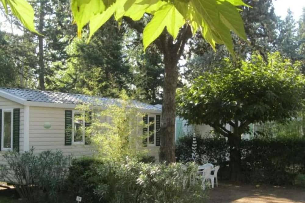 Gemütliches Mobilheim 2 Zimmer 6 Pers in Montblanc in Montblanc, Mittelmeerküste (Frankreich)