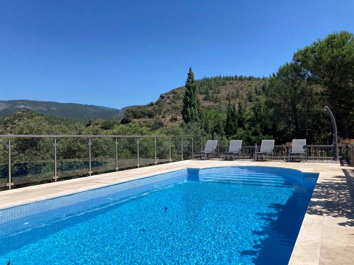Gîte pour 6 personnes, avec Piscine à Félines-Minervois - 4