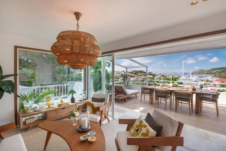 Vakantiewoning voor 2 personen, with uitzicht and zwembad as well as terras in Saint-Barthélemy