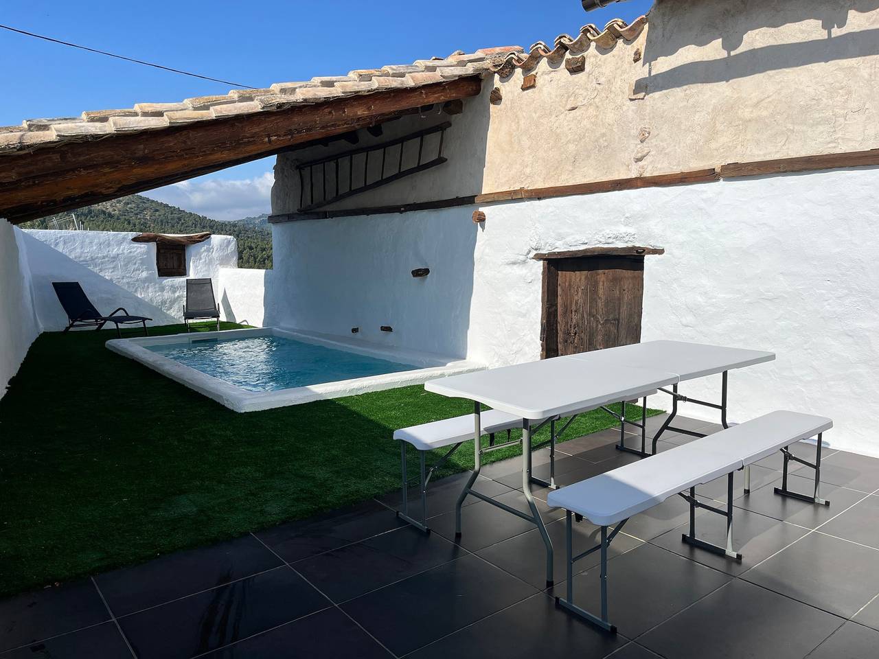 Ferienhaus 'Casacastillo28' mit Bergblick, Wlan und Klimaanlage in Peñarroya de Tastavins, Teruel und Umgebung