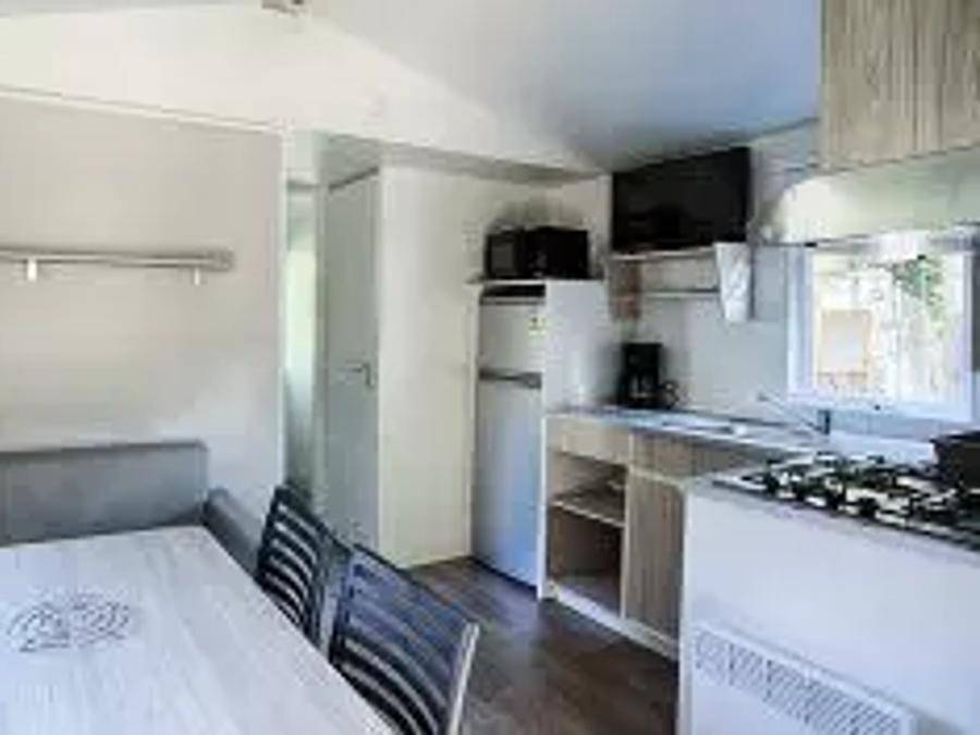 Camping maeva Escapades Des Gaves - Mobile home 4 persons - Mobile-Home Montagnon 3 Rooms 4 People + Tv in Laruns, Béarn