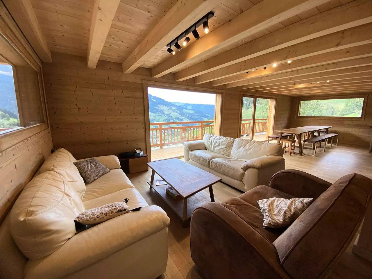 Vista impresionante, naturaleza chalet, reciente, 15 pers., vacaciones ideales, wifi. Ranke 3 orejas Gdf in Beaufort (Rhône-Alpes), Albertville region