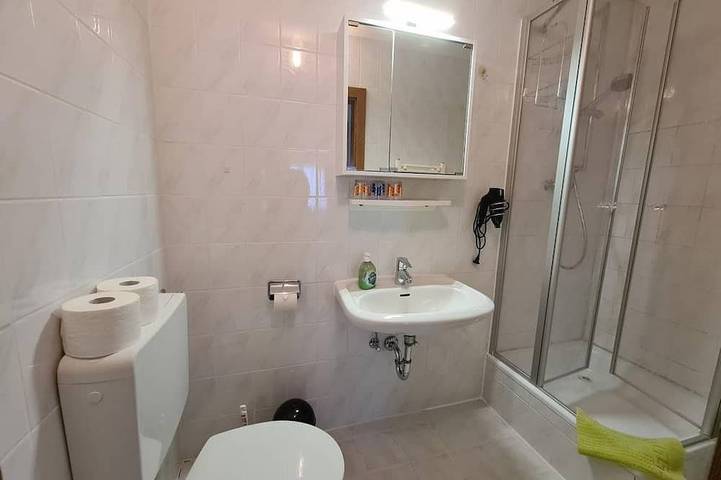 Appartement/Fewo, Dusche, Wc, 2 Schlafräume - Verwöhn Pension Wiesengrund in Ochsenkopf, Bischofsgrün