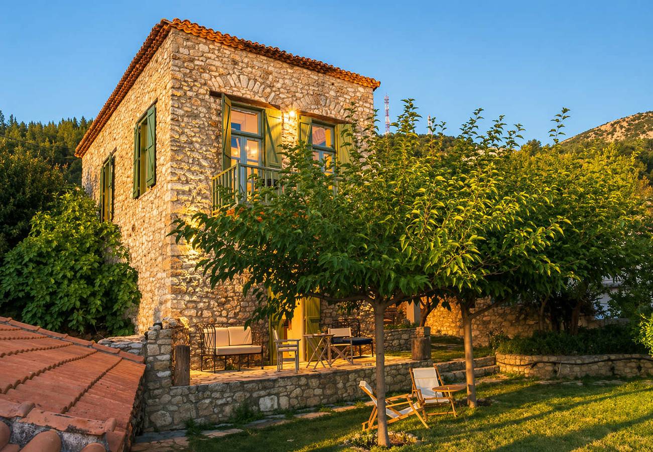 Ferienhaus für 5 Personen mit Garten in Kyparissia, Golf von Kyparissia
