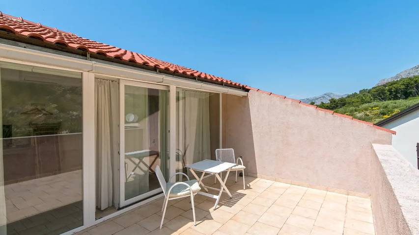 Studio für 3 Personen, mit Terrasse, mit Haustier