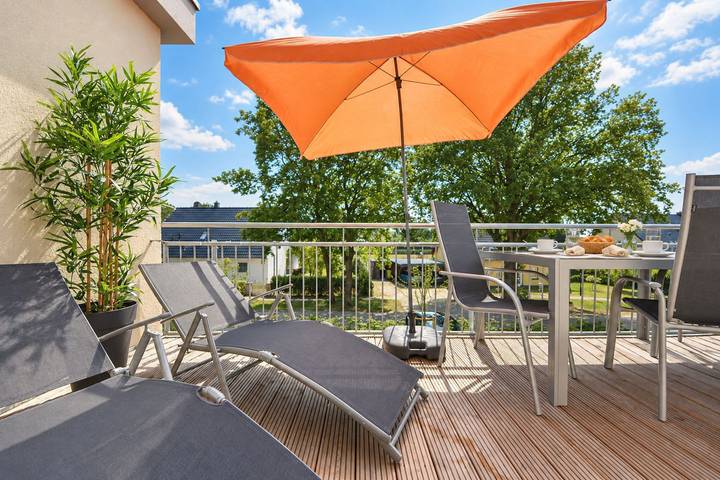 Appartement entier, Sonnenpark 08 Küstenliebe - sehr ruhige Lage mit Kamin und Sauna in Gothensee, Korswandt
