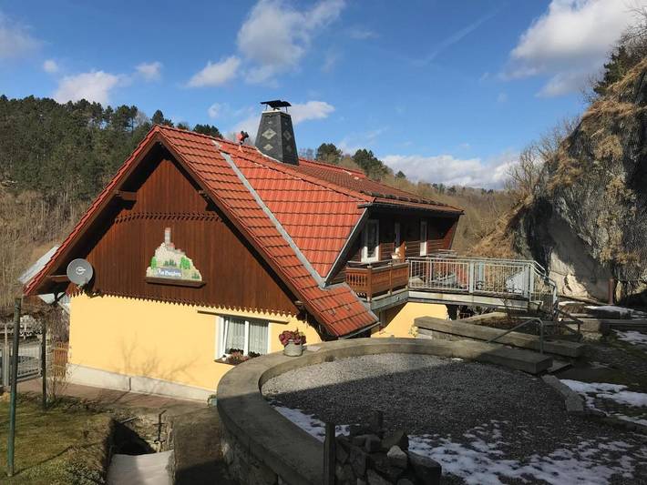 Ferienwohnung für 6 Personen, mit Balkon und Terrasse sowie Garten und Ausblick in Rübeland - 4