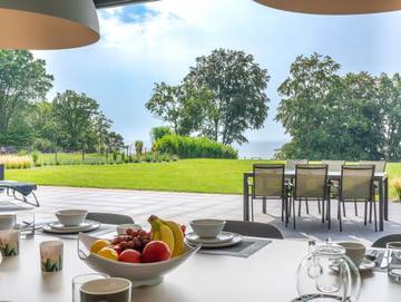 Ferienhaus mit Meerblick für 9 Personen, mit Haustier im Stettiner Haff
