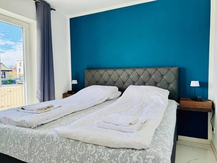 Ferienwohnung für 8 Personen, mit Balkon und Ausblick in Senne