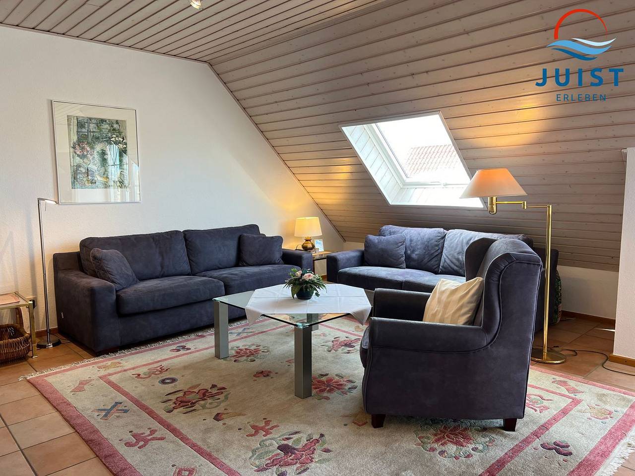 Ganze Wohnung, Familienfreundliche Ferienwohnung mit Balkon, direkt am Wattenmeer gelegen in Juist