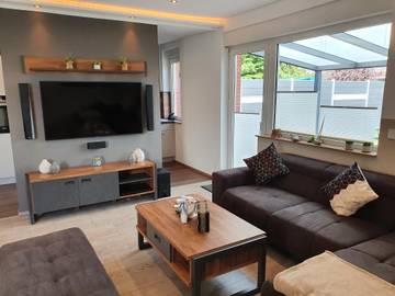 Ferienhaus für 4 Personen, mit Terrasse und Sauna sowie Garten in Dornumersiel