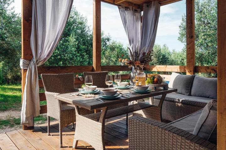 Camping pour 6 personnes, avec vue et jardin à Pakoštane - 4