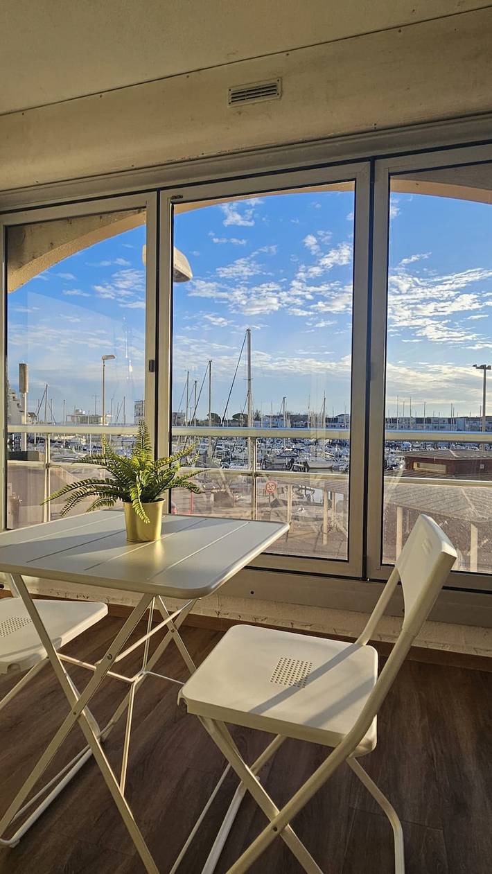 Appartement entier, Studio Avec Balcon Face Au Port in Carnon-Plage, Mauguio