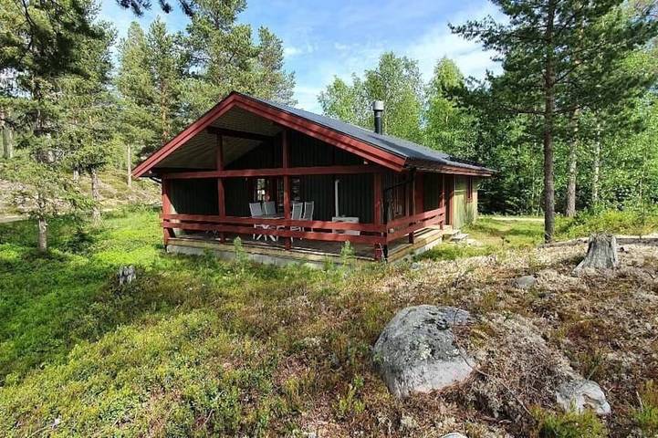 Blockhütte für 6 Personen, mit Balkon und Sauna, mit Haustier - 1