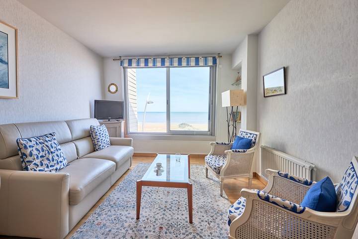Location de vacances pour 5 personnes, avec Balcon à Courseulles-sur-Mer