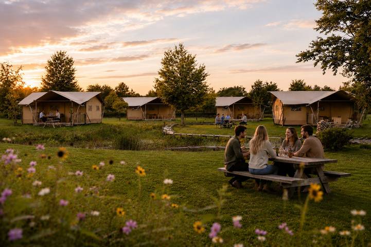 Ferienhaus für 5 Personen, mit Garten