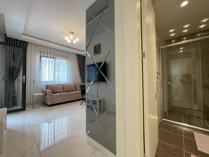 Lägenhet för 4 Personer, med balkong och pool, med husdjur i Alanya