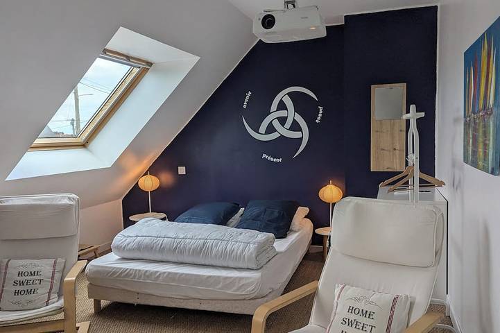 Location de vacances pour 12 personnes, avec jardin dans Grande plage de Kervoyal - 4