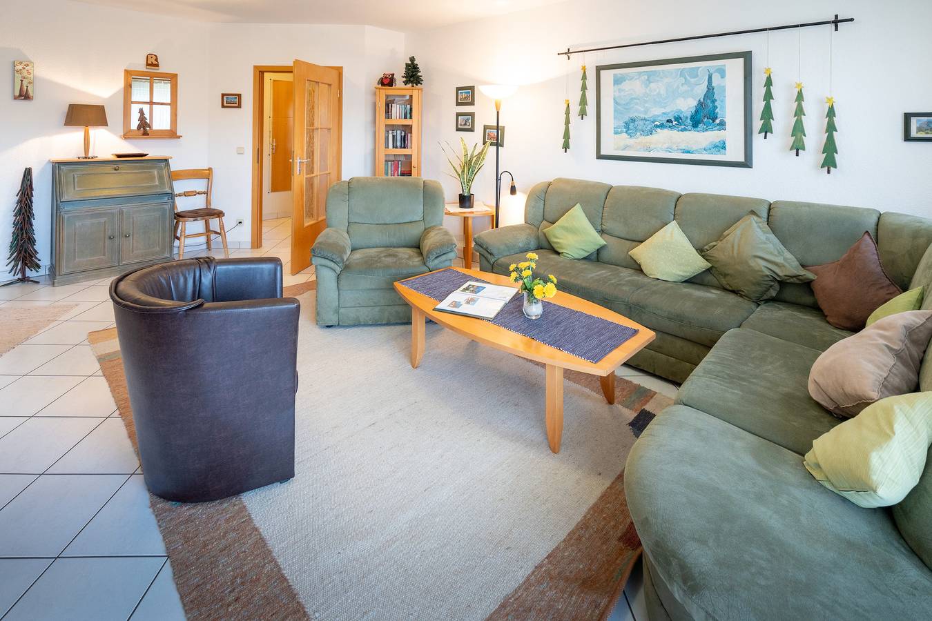 Ganze Wohnung, Ferienwohnung 'Tannenblick 4-3' mit Bergblick, Gemeinschaftsgarten und Wi-Fi in Oberhof, Rennsteig