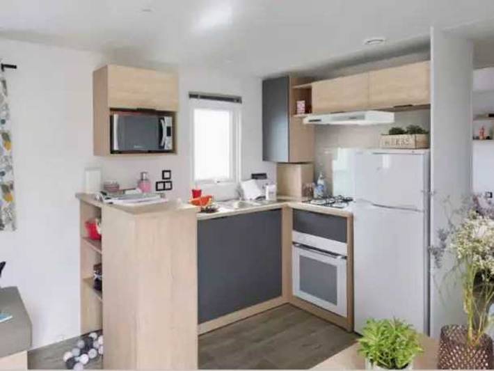 Mobil home pour 8 personnes, avec bassin pour enfant à Thégra - 4