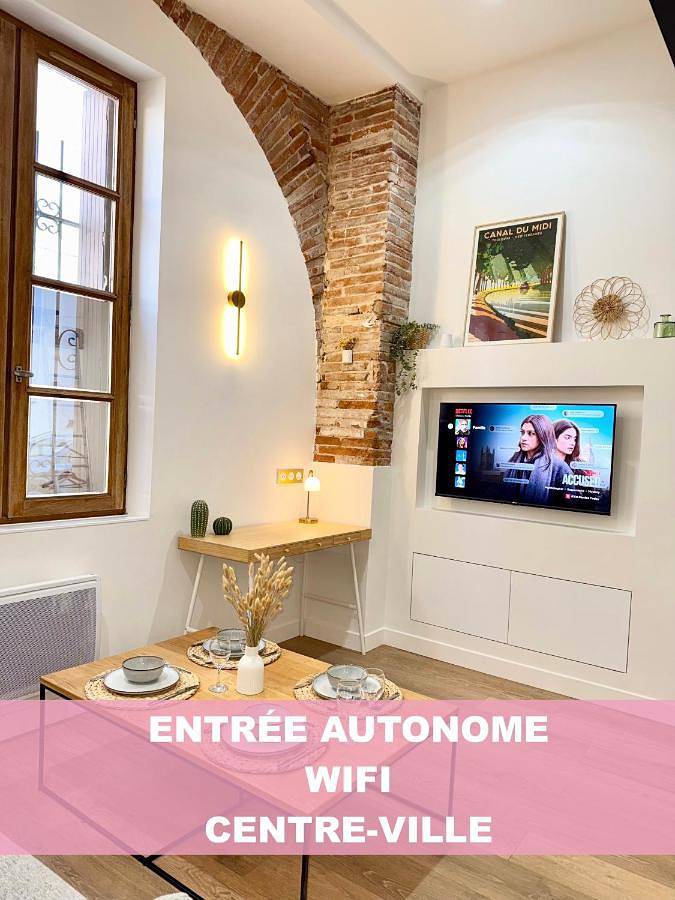 Gîte pour 4 personnes, animaux acceptés dans Gare De Toulouse Matabiau