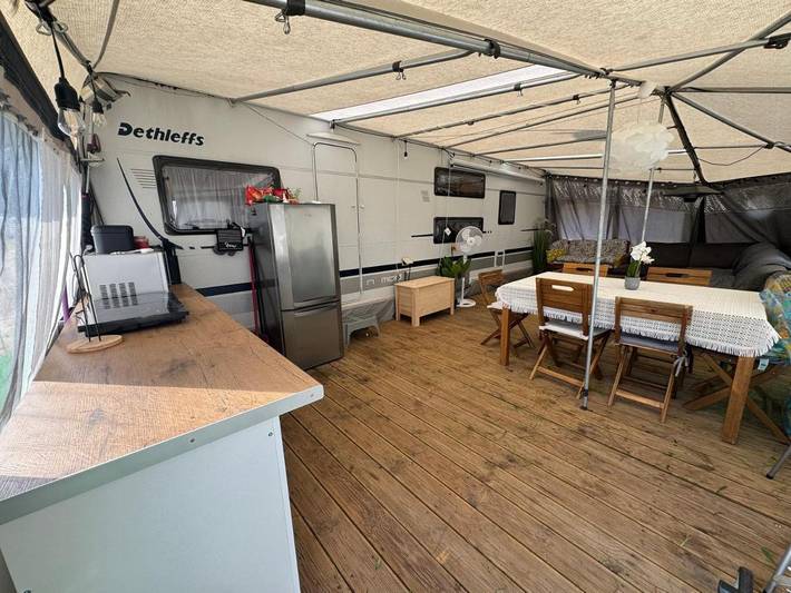 Camping für 9 Personen, mit Terrasse und Ausblick in Halbinsel Hel