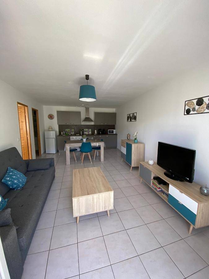 Appartement de vacances pour 4 personnes, avec Terrasse ainsi que Jardin et Vue