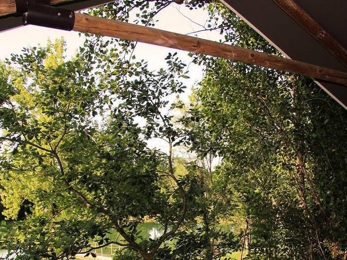 Camping Le Domaine Aramis - Tente en toile et en bois 4 personnes - Lodge Luxe 3 Pièces 4 Personnes in Marsan (homonymie), Gers