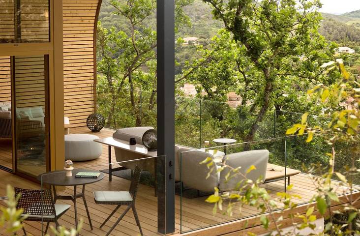 Location de vacances pour 2 personnes, avec vue ainsi que terrasse et piscine à Cabrières (Hérault) - 3