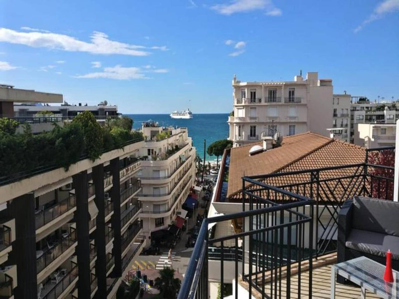 Appartement entier, Studio au Dernier Étage avec Vue sur Mer in Cannes, Côte méditerranéenne (France)
