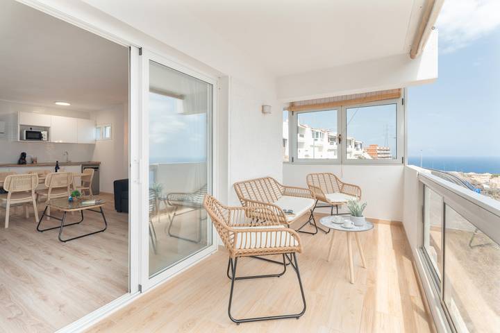 Apartamento para 5 personas, con balcón en El Rosario