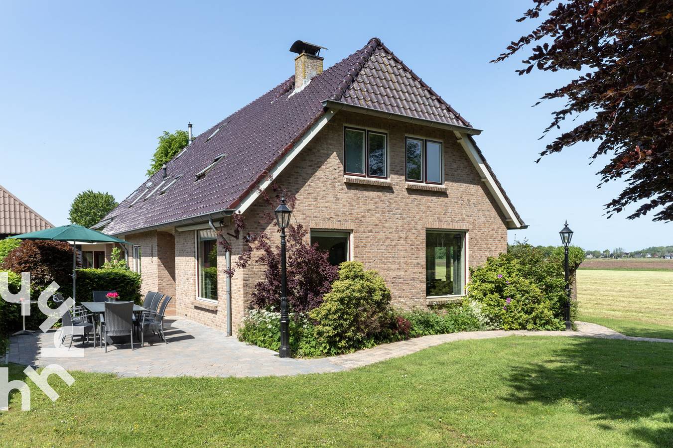 Prachtig gelegen 6 tot 8 pers. vakantiehuis, ruim ingericht met grote tuin, in Giethoorn in Giethoorn, Nationaal Park Weerribben-Wieden