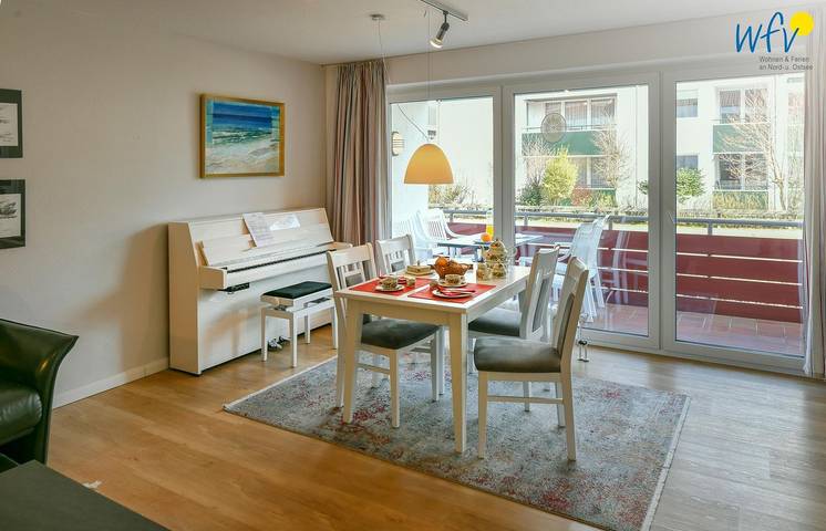 Ferienwohnung für 4 Personen, mit Garten und Balkon auf Langeoog - 2