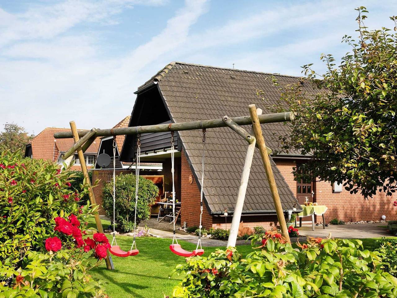 Ferienhaus Britschock mit eingezäuntem Garten und Sauna - Ferienhaus Britschock in Friedrichskoog-Spitze, Friedrichskoog
