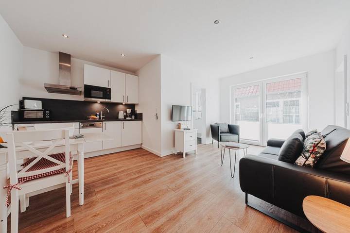Ferienwohnung für 2 Personen, mit Balkon und Terrasse