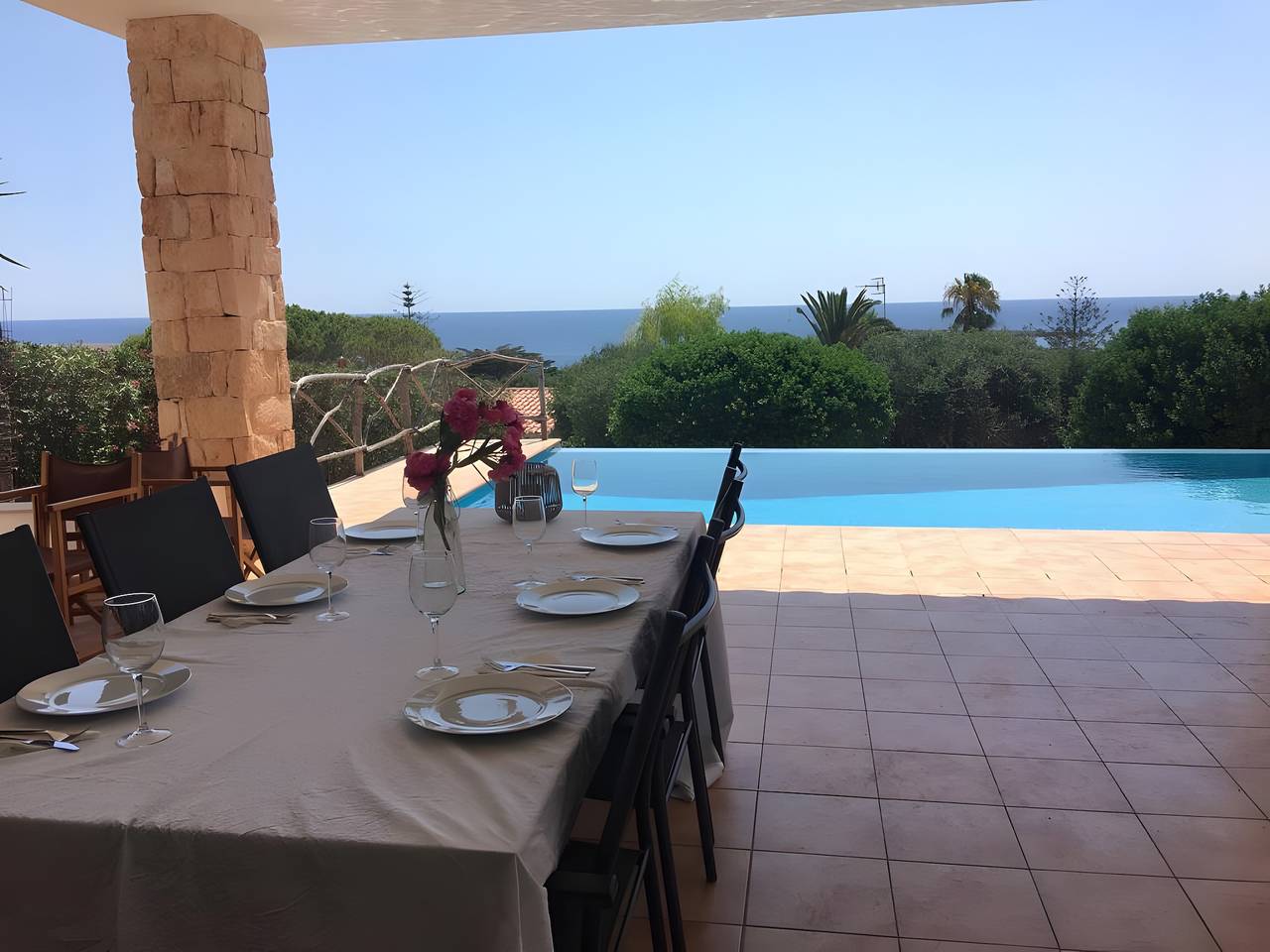 Casa Vacacional 'Hermosa Villa con Vistas al Mar', Wi-Fi y Aire Acondicionado in Binissafuller, Sant Lluís