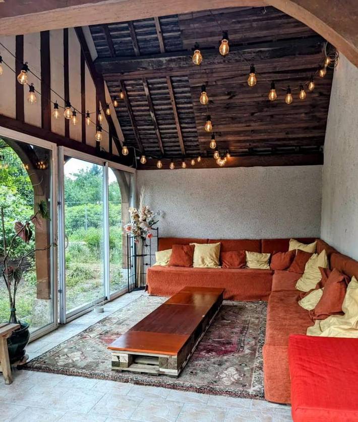 Location de vacances pour 9 personnes, avec jardin ainsi que piscine et vue à Cellettes - 4